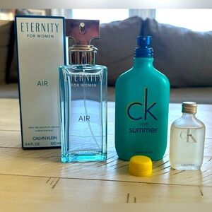 NEW Calvin Klein perfume collection - Eternity Air, CK One Summer & CK One